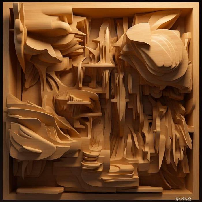 نموذج ثلاثي الأبعاد لآلة CNC 3D Art 